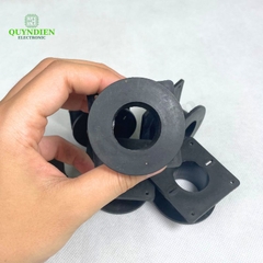 Lõi Nhựa Vuông Tròn 55 Quấn Cuộn Cảm Phân Tần Loa - Màu Đen