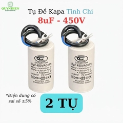 Tụ Đề Máy Bơm Nước 8uF 450VAC Tinh Chi