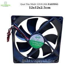 Quạt Tản Nhiệt Không Chổi Than DC 12V 0.28A 120x120x25mm Vuông Làm Mát Tủ Điện, Nguồn, Máy In 3D, PC