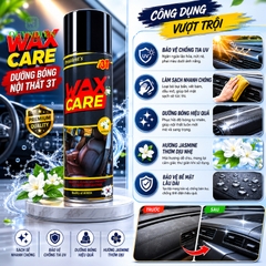Xịt Đánh Bóng Da, Gỗ WAXCARE 3T - Thùng 12 Chai