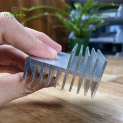 Nhôm tản nhiệt 2 tầng 10 cánh 65x56x31mm