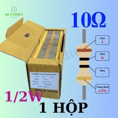 Điện trở Đài Loan 1/2W - 10R