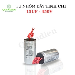Tụ Nhôm Dây 15uF - 450V