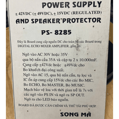Bo nguồn 2 tụ dùng cho Echo, bo Music, bo Master, bo khuếch đại, amply 35V