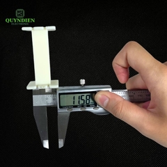 Lõi Nhựa Vuông Dài 64mm Quấn Cuộn Cảm Phân Tần Loa - Màu Trắng Sữa