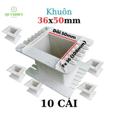 Khuôn nhựa quấn biến áp Fe silic 36x50mm