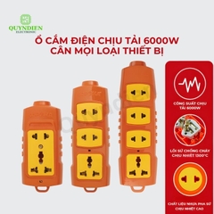 Ổ Cắm Điện Lỗ Thường Chịu Tải 6000W (Không Kèm Dây)
