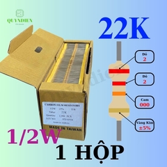 Điện trở Đài Loan 1/2W - 22K