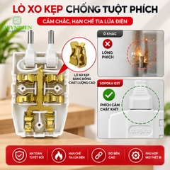 Ổ Cắm Gấp Gọn Chia 5 Cửa Thông Minh SOPOKA