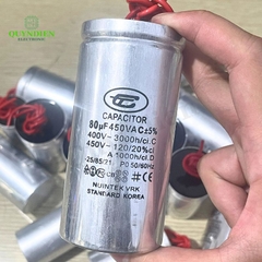 Tụ Nhôm Dây 80uF - 450V