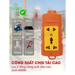 Ổ Cắm Siêu Tải 2 Lỗ Thẳng 6000W