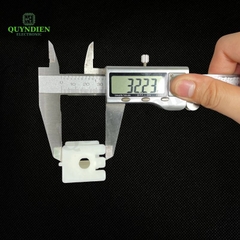 Lõi Nhựa Vuông Dài 60mm Quấn Cuộn Cảm Phân Tần Loa - Màu Trắng Sữa