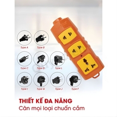 Ổ Cắm Điện Lỗ Thường Chịu Tải 6000W (Không Kèm Dây)