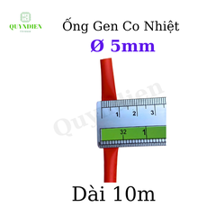Gen co nhiệt size 5mm màu Đỏ