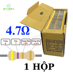 Điện trở Đài Loan 1/4W - 4.7R