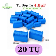 Tụ Bếp Từ 4uF - 400V Loại Đứng
