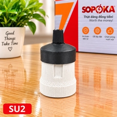Đuôi Đèn Sứ Ren Vặn Xoáy E27 Chịu Nhiệt Cao SOPOKA