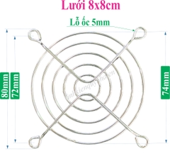 Tấm lưới bảo vệ quạt tản nhiệt 9x9cm