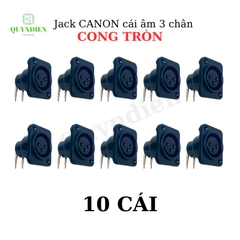 Jack Canon Cái Âm 3 Chân XRL ổ cắm jack canon Kết nối microphone mixer loa