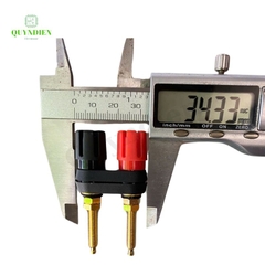 Trạm Loa Ampli Jack Loa Đôi Đỏ Đen M5 Chân Dài