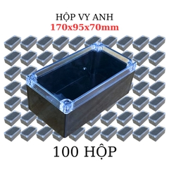 Hộp Nhựa Vy Anh 170x95x70mm Màu Đen