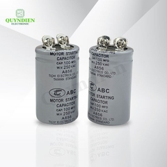Tụ Đề Khởi Động Motor 100uF 250VAC Tụ Kapa TinhChi ABC
