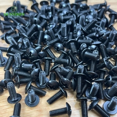 Ốc Vít Đầu Dù Ren Mịn M4=4x10mm Màu Đen - 100 Con