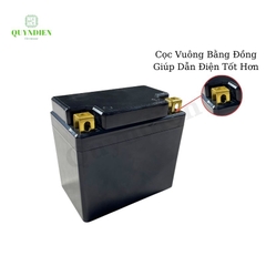 Vỏ Bình Đề Xe Máy YT4 Cọc Vuông Nắp Đục