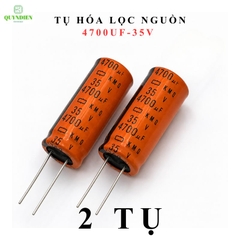 Tụ Hóa Lọc Nguồn 4700uF/35V Màu CAM