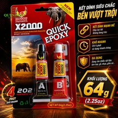 Keo AB Thái Lan X2000 Quick Epoxy - Thùng 24 Vĩ