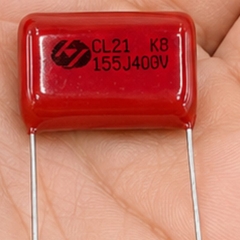 Tụ Kẹo Nâu Đỏ CL21 155J 400V