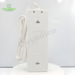Ổ Cắm Chéo 10 Cửa 2200W 10A4 2 Nút Nguồn Siêu Bền Chống Cháy Chịu Nhiệt