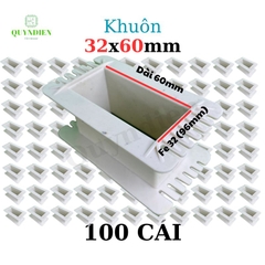 Khuôn nhựa quấn biến áp Fe silic 32x60mm