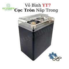 Vỏ Bình Đề Xe Máy YT7 Cọc Tròn Nắp Trong