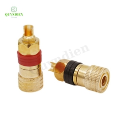 Jack Loa M8 8mm 200A Cốt Đồng (Đỏ + Đen), Cọc Đồng M8 Lắp Bình PIN Acquy