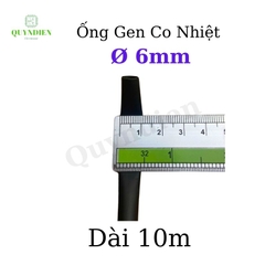 Gen co nhiệt size 6mm màu Đen