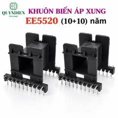 Khuôn Biến Áp Xung EE5520 Nằm (10+10 Chân)