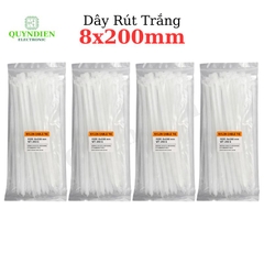 Dây Rút Nhựa Nhiều Kích Cỡ Màu Trắng Đen - Giá Bán 1Kg