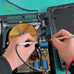 Tụ Bếp Từ 4uF 275VAC 400VDC Màu Xanh Loại Đứng