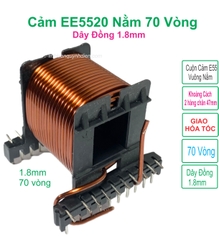 Cuộn Cảm E5520 Nằm Dây đồng 1.8mm 70 vòng