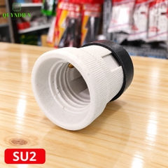 Đuôi Đèn Sứ Ren Vặn Xoáy E27 Chịu Nhiệt Cao SOPOKA