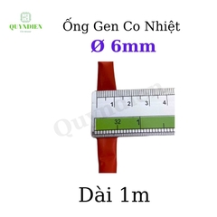 Gen co nhiệt size 6mm màu Đỏ