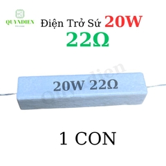 Điện trở sứ 20W 22R