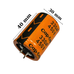 Tụ Lọc Nguồn 330uf 450V DC tụ hóa Cap-Top mới