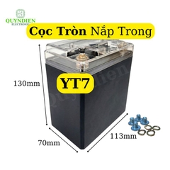 Vỏ Bình Đề Xe Máy YT7 Cọc Tròn Nắp Trong