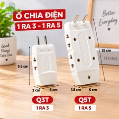 Ổ Cắm Gấp Gọn Chia 5 Cửa Thông Minh SOPOKA
