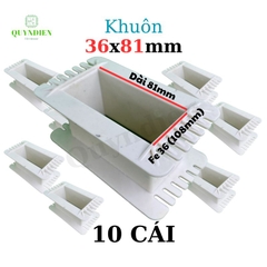 Khuôn nhựa quấn biến áp Fe silic 36x81mm