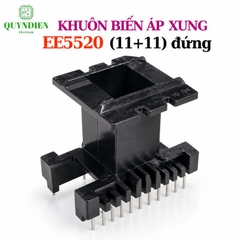 Khuôn Biến Áp Xung EE5520 Đứng (11+11 chân)