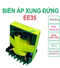 Biến áp xung quấn mới EE3542 đứng