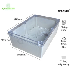 Hộp Nhựa ABS 265x185x95mm Wanchi